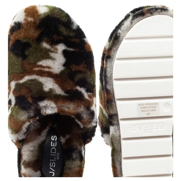 JSlides Sleek Genuine Shearling Platform Slipper size US 6 - Picture 4 of 13